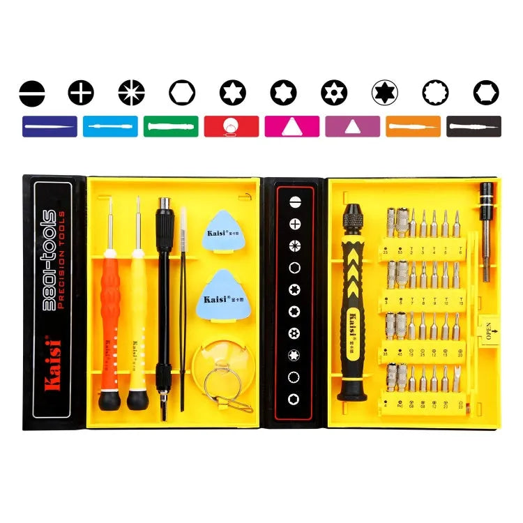 Kaisi 3801 38 in 1 multifunctionele reparatieset voor computertelefoons