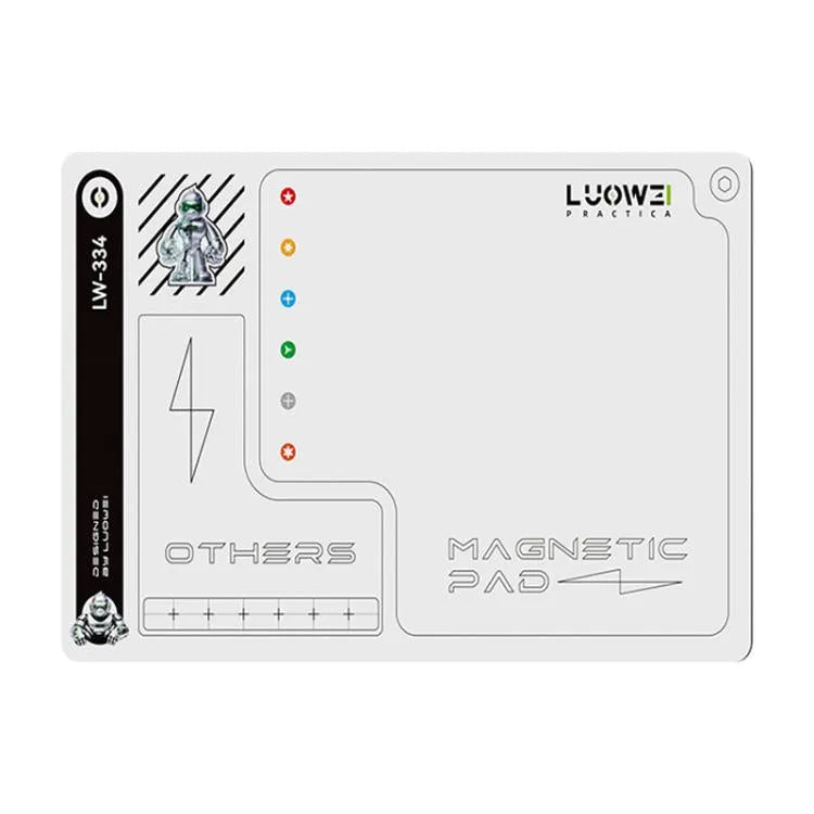 LUOWEI LW-334 Grotere dubbelzijdige magnetische opbergmat voor schroeven