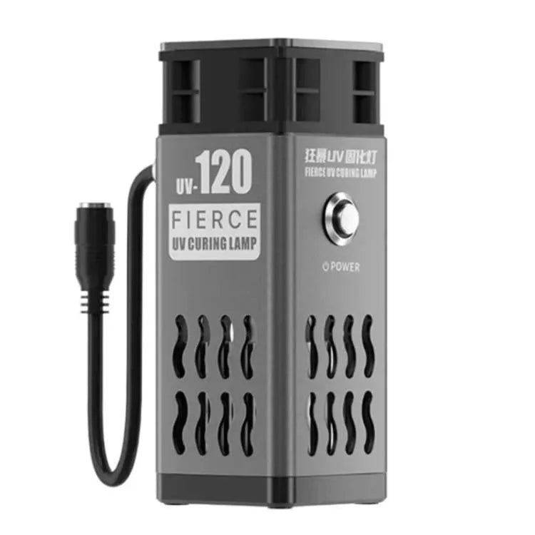 MECHANIC UV-120 UV-uithardingslamp met 12 krachtige UV-parels voor snelle uitharding (grijs)