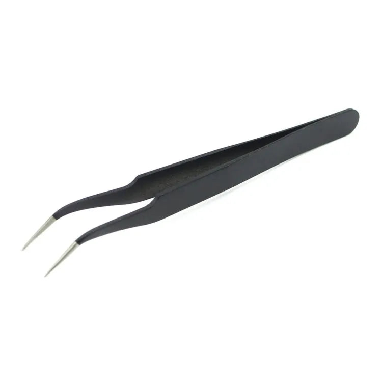 JIAFA JF-604 Pincet met gebogen punt (zwart)