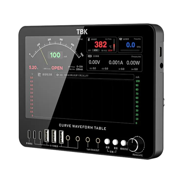 TBK D7 Multifunctionele curvegolfvormmeter met elektrische soldeerboutfunctie