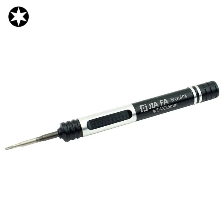 JIAFA JF-608-T4 Torx T4 mobiele telefoon reparatie schroevendraaier (zwart)