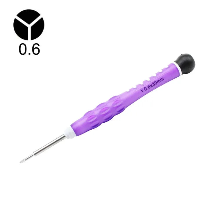 JIAFA 612 Tri-point Y 0.6 reparatieschroevendraaier voor iPhone 7 / 7P / 8 / 8P / X & Apple Watch (paars)