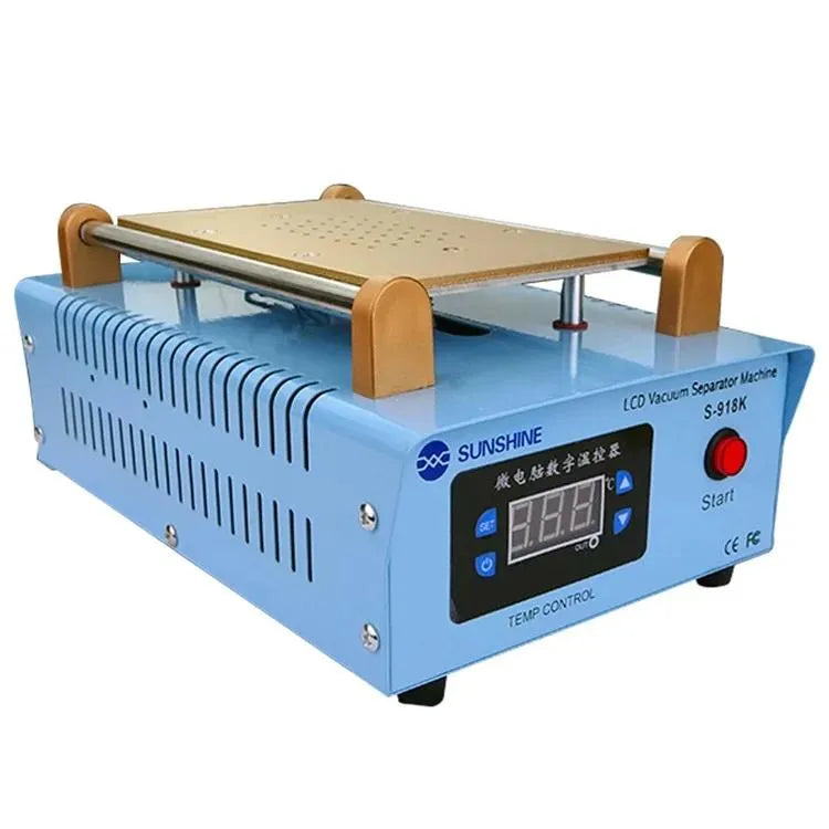 SUNSHINE S-918K 8,5 inch werkbankscherm reparatieverwarming reparatie LCD-schermscheider warmtescheiding, EU-stekker