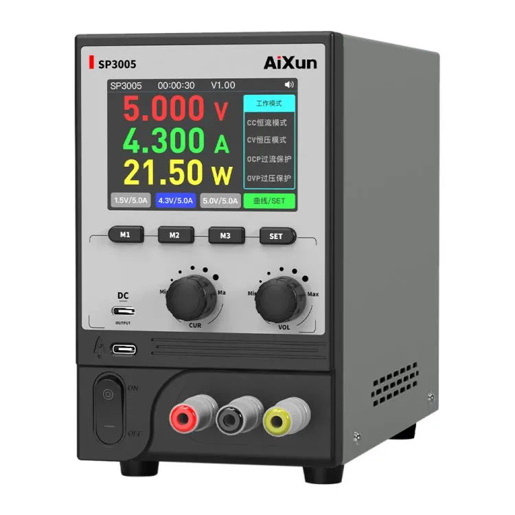 Aixun SP3005 Intelligente Interconnectie CNC-programmeerbare DC-voeding, stekker: EU-stekker
