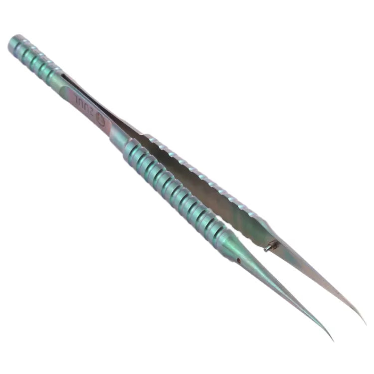 2UUL Ti02 gebogen pincet van titaniumlegering