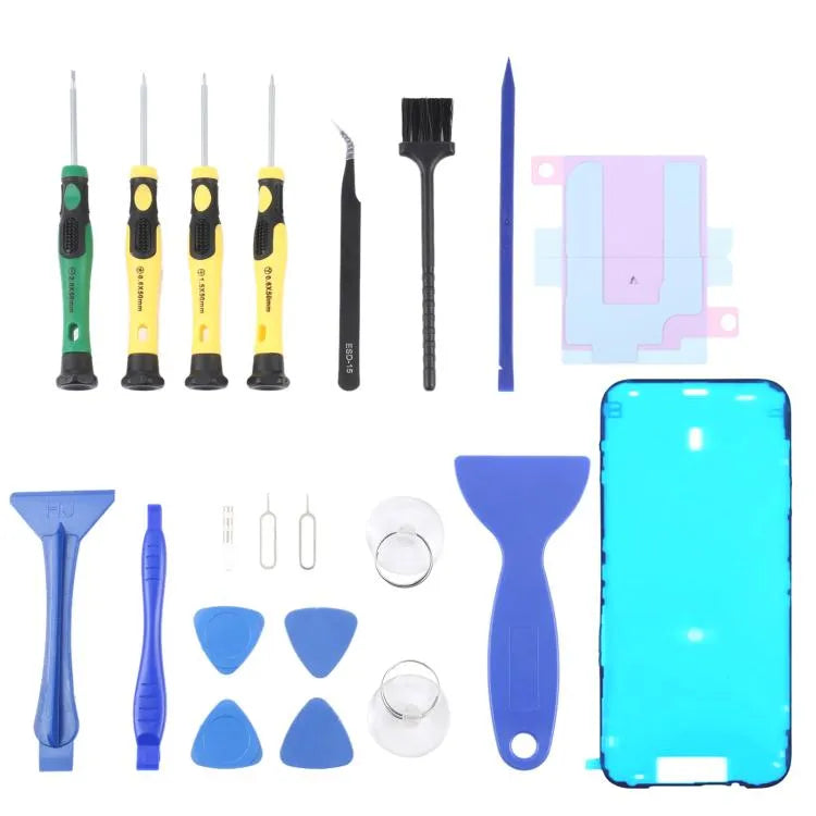 17 Pro Max: JIAFA JF-8182 21-in-1 batterijlijm + waterdichte lijm + reparatieset voor iPhone