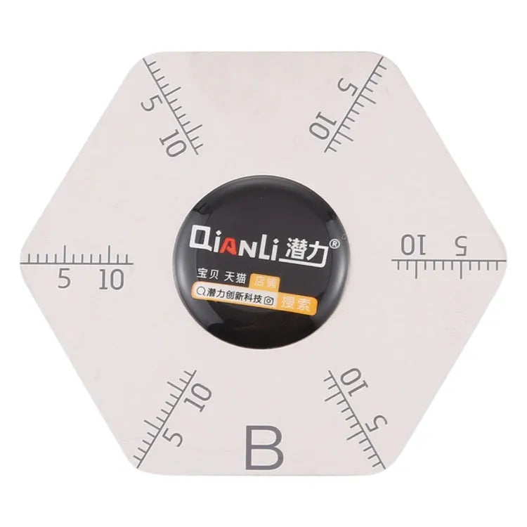 Qianli Hexagram Shape Pry Opening Tool met schalen