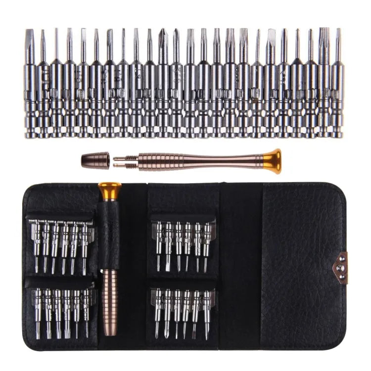 25 in 1 schroevendraaier voor iPhone 3/4/5/6, Galaxy, Huawei, Xiaomi, andere smartphones, digitale camera's, laptop, horloge, bril