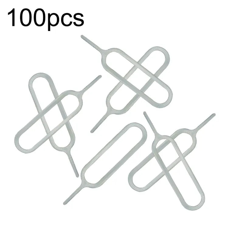 100 stuks SIM-kaartpennen, gereedschap voor het verwijderen van de SIM-kaartlade