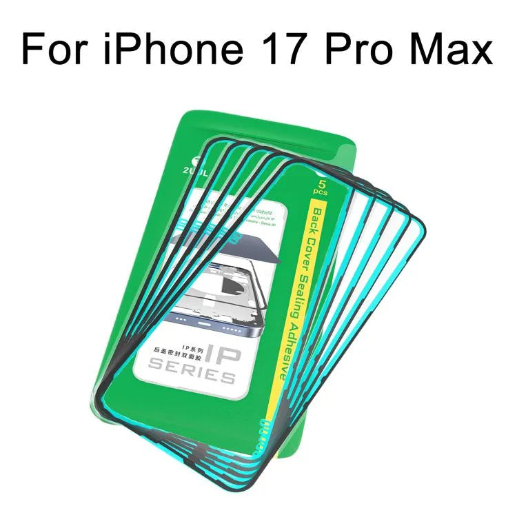 2UUL IP-serie achterkant afdichtlijm iPhone 17 Pro Max 5 stuks