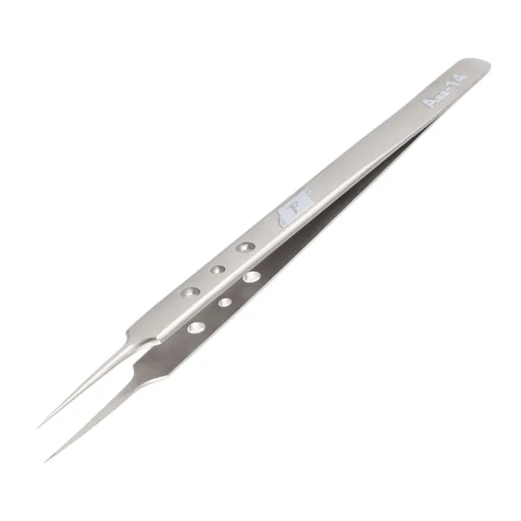 AAA-14 Präzisions-Reparaturpinzette lange Spitze Edelstahl