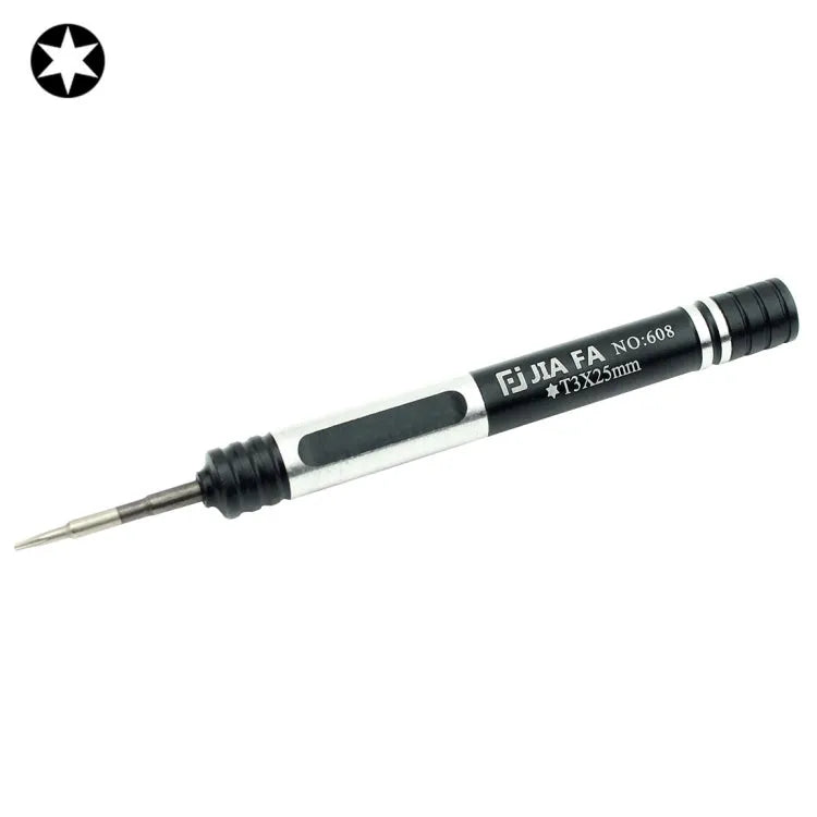 JIAFA JF-608-T3 Torx T3 reparatieschroevendraaier voor mobiele telefoons zwart