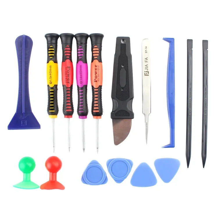 JF-iPad 16-in-1 reparatiegereedschapset voor iPhone en iPad
