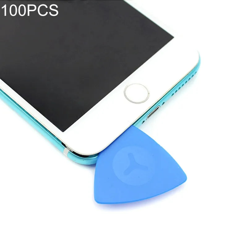 JIAFA P8818 plastic plectrums voor telefoonreparatie 100 stuks blauw