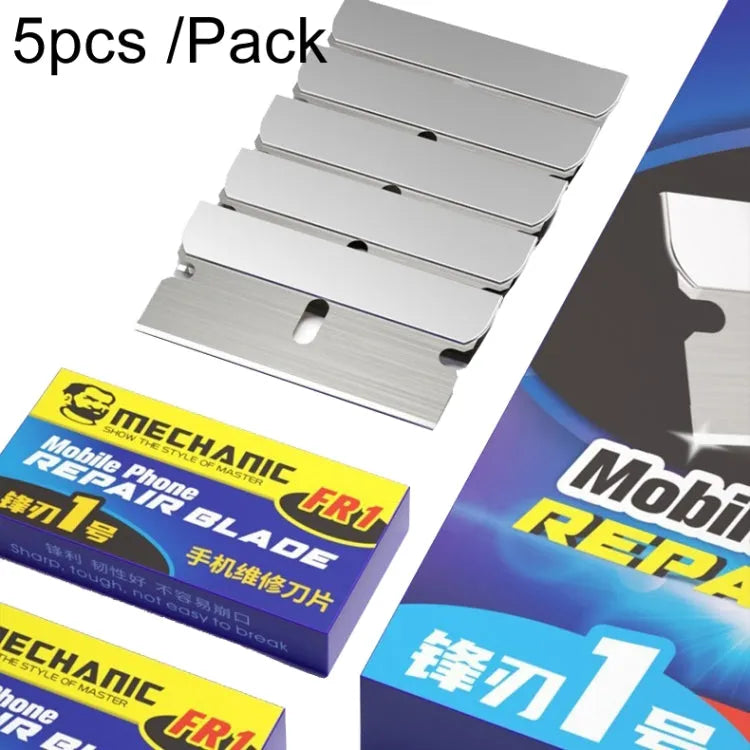5 stks/pak MONTEUR Schermreparatie Klein mes Ultradunne hoge taaiheid Koolstofstaal Scherpe rand