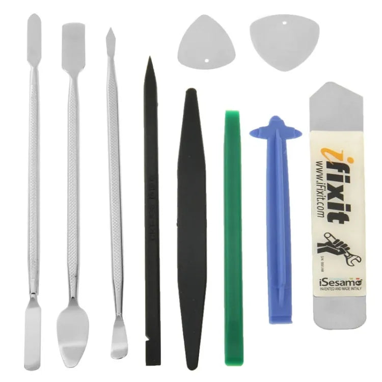 10-in-1 professionele mobiele telefoon / tablet-pc demontage staven reparatie gereedschapset