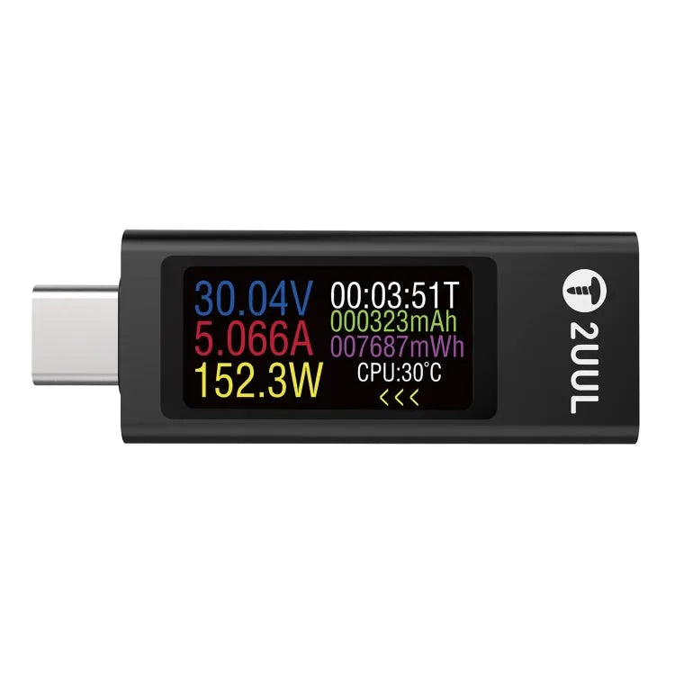 2UUL Charging Mate Type-C mini-oplaaddetector met bidirectionele stroomtest