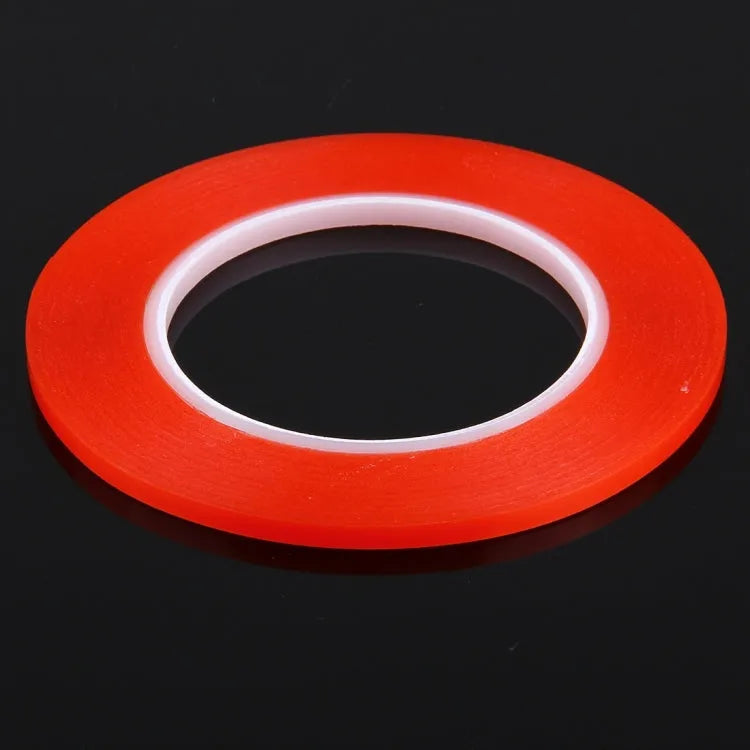 Doppelseitiges Klebeband 5 mm x 25 m rot für iPhone, Samsung und HTC