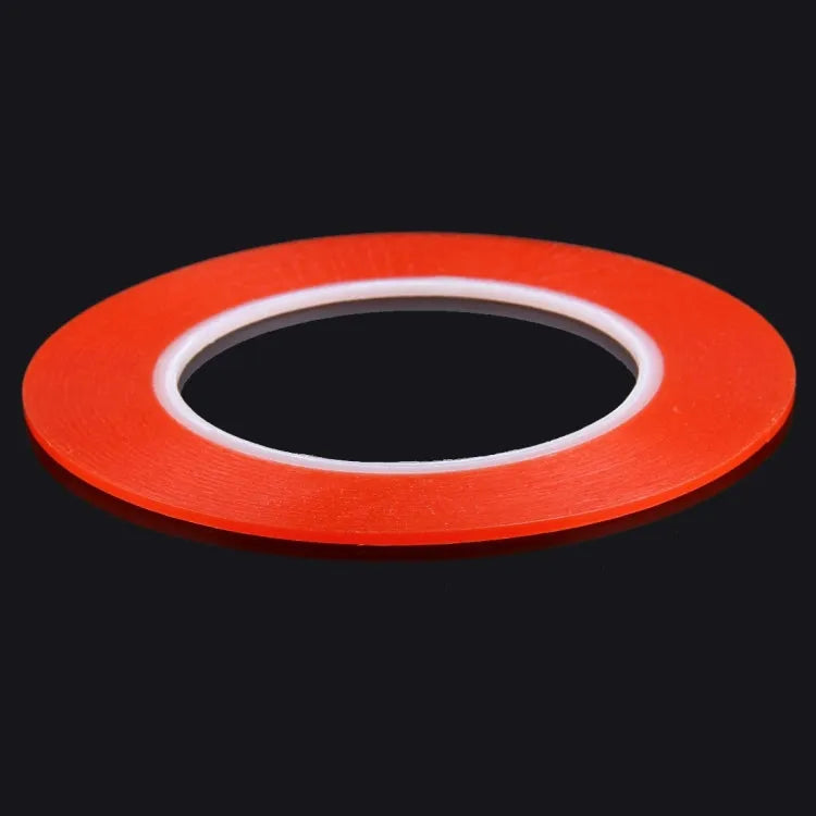 2mm breedte dubbelzijdig zelfklevende sticker tape voor iphone / samsung / htc mobiele telefoon touch panel reparatie, lengte: 25m (rood)