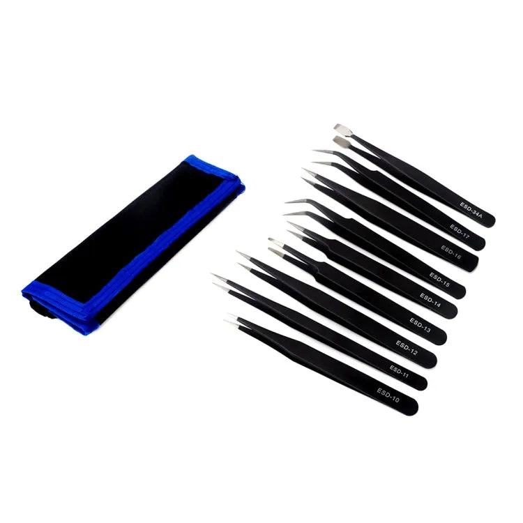 JF-8142 Metalen Pincet Set Reparatie & Demontage Gereedschap
