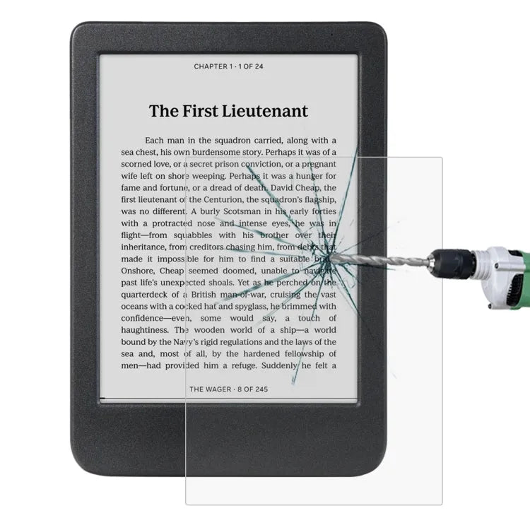 Geharde glasfolie voor Kobo Clara BW 6.0 (9H, 0,3 mm)
