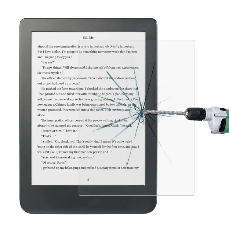 Geharde glasfolie voor Kobo Clara Colour 6.0 2024 (9H, 0,3 mm)