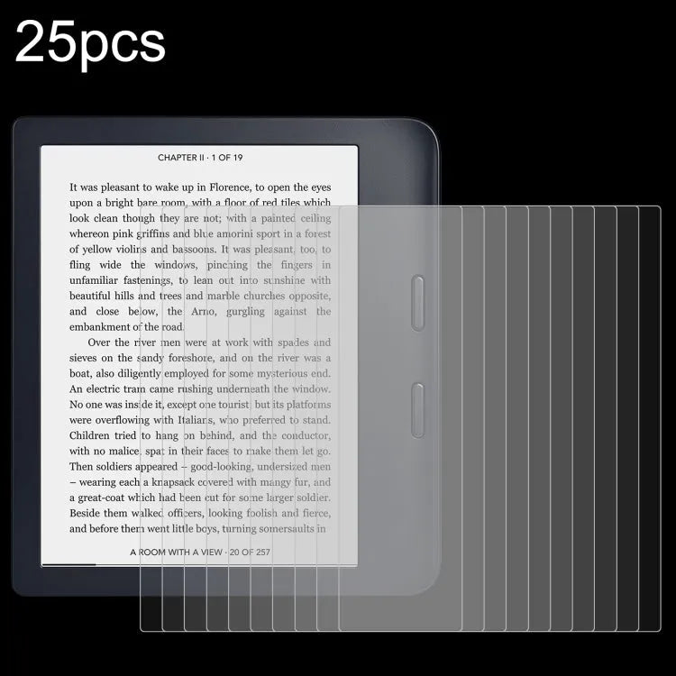 Geharde glasfolie 9H voor Kobo Libra Color 7.0 (2024, 25 stuks)