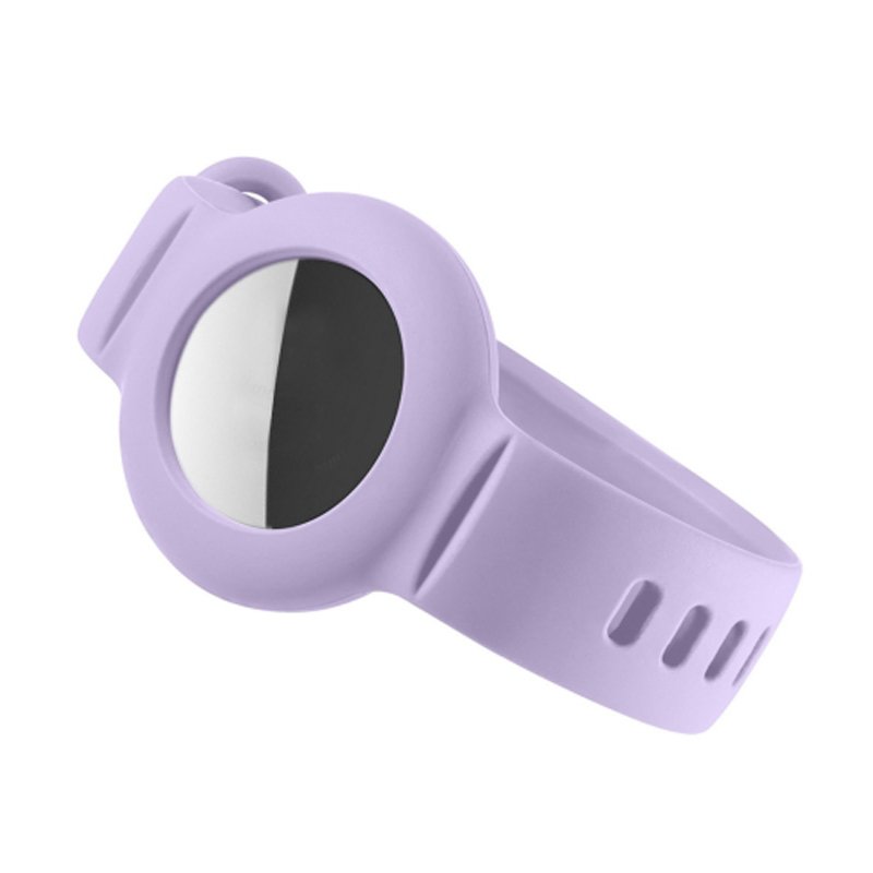 Polsbandje / horloge bandje voor Apple AirTag paars