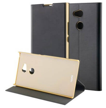Roxfit Sony Xperia XA2 Ultra - Standing Book Case goud URB5179G