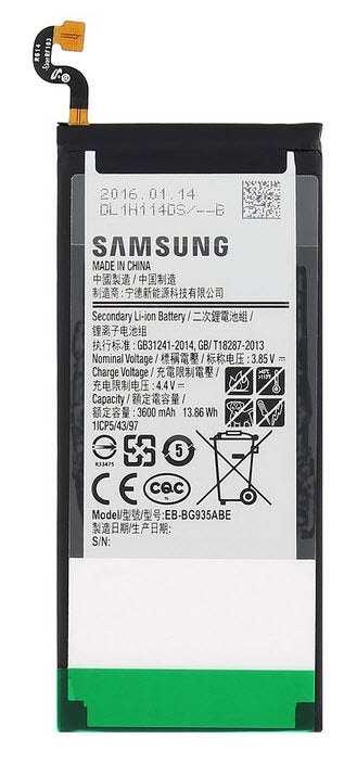 Samsung batterij EB-BG935ABE - Galaxy S7 Edge - 3600 mAh