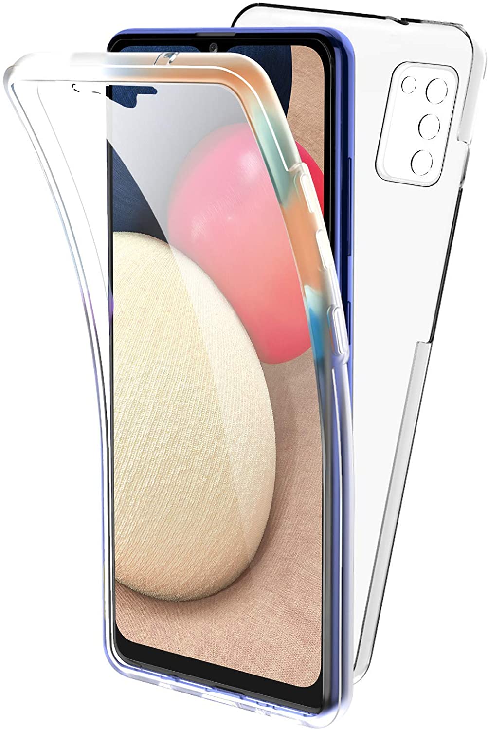 Samsung Galaxy A02s TPU hoesje voor + achter