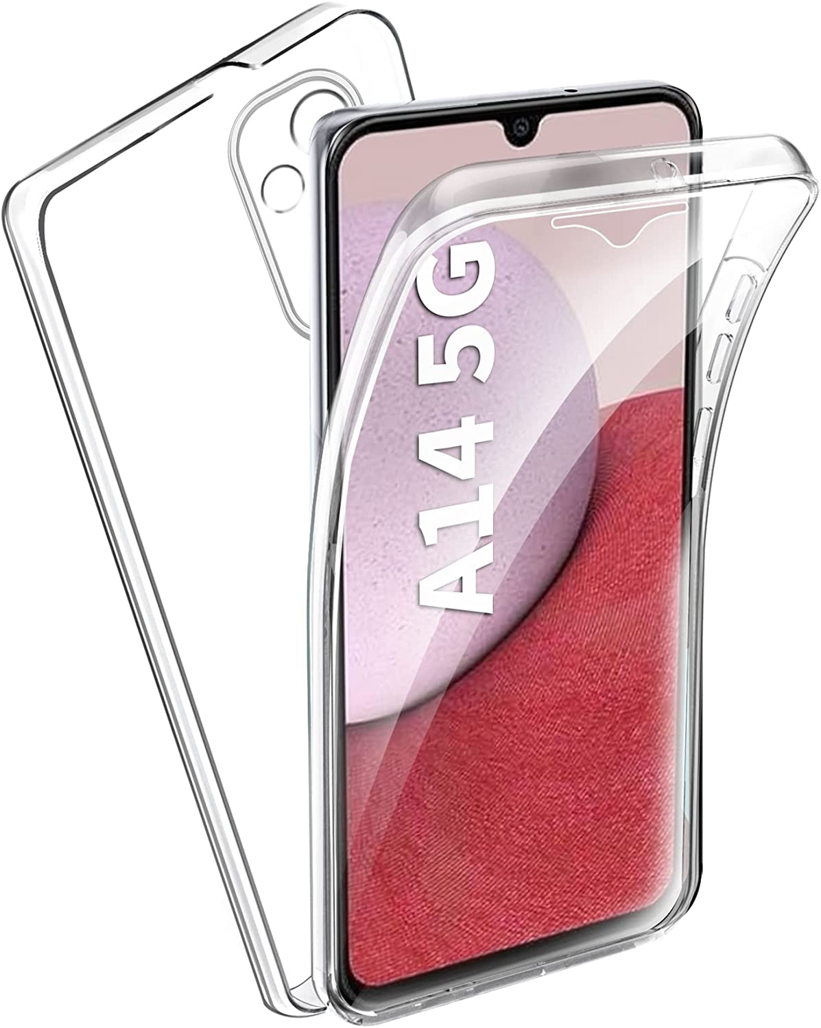 Samsung Galaxy A14 5G TPU hoesje voor + achter