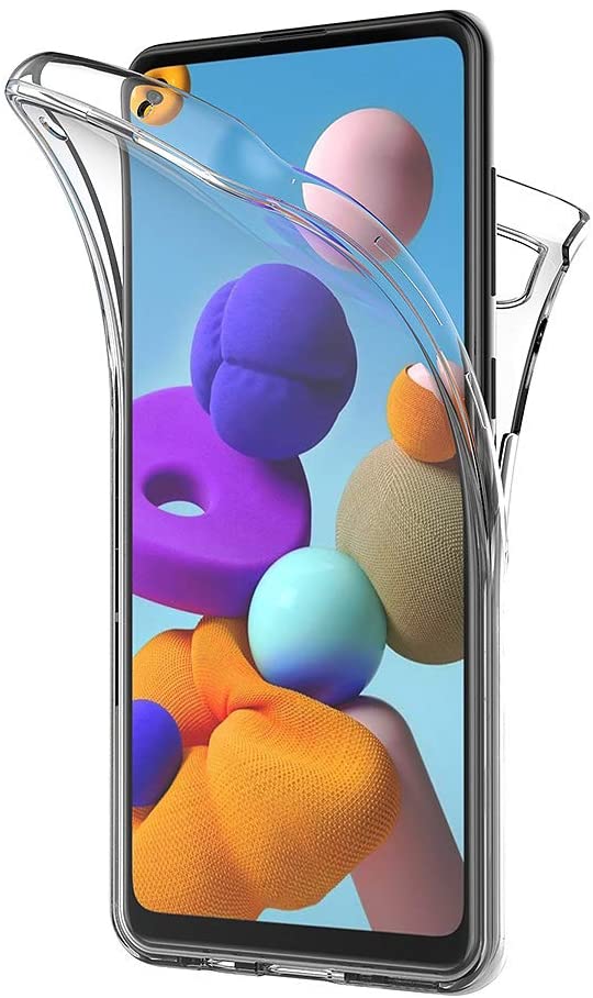 Samsung Galaxy A21s TPU hoesje voor + achter