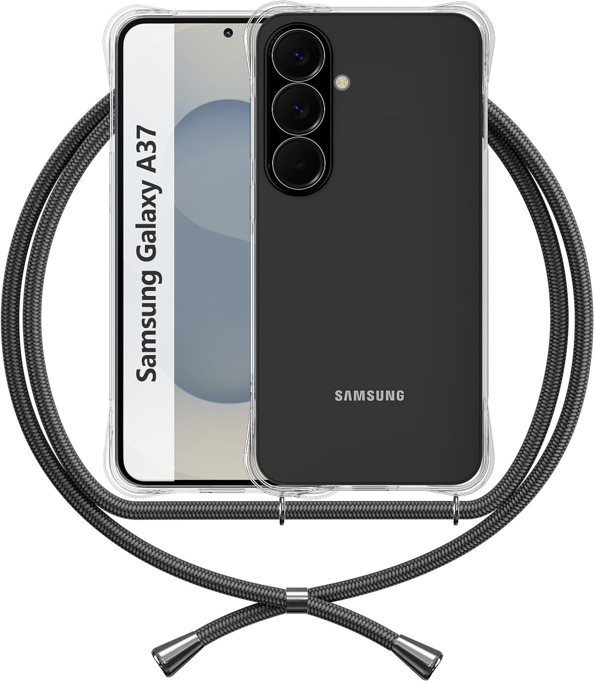 Samsung Galaxy A37 crossbody hoesje met draag koord