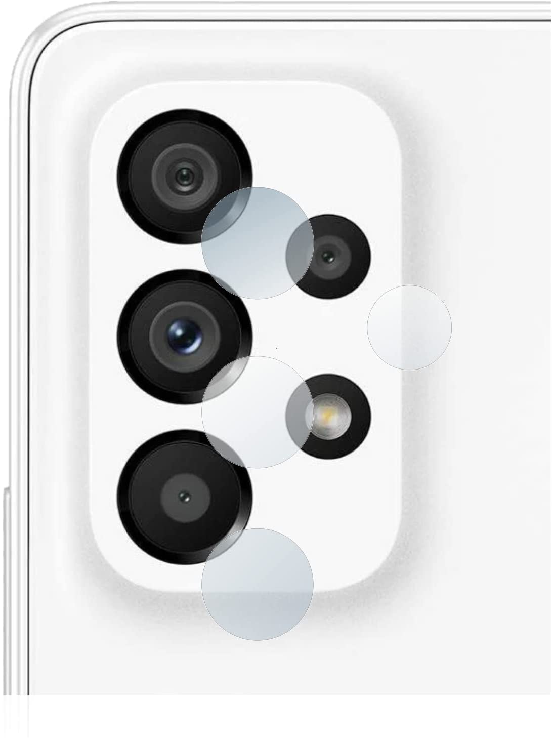 Samsung Galaxy A53 Camera lens protector - Tempered Glass