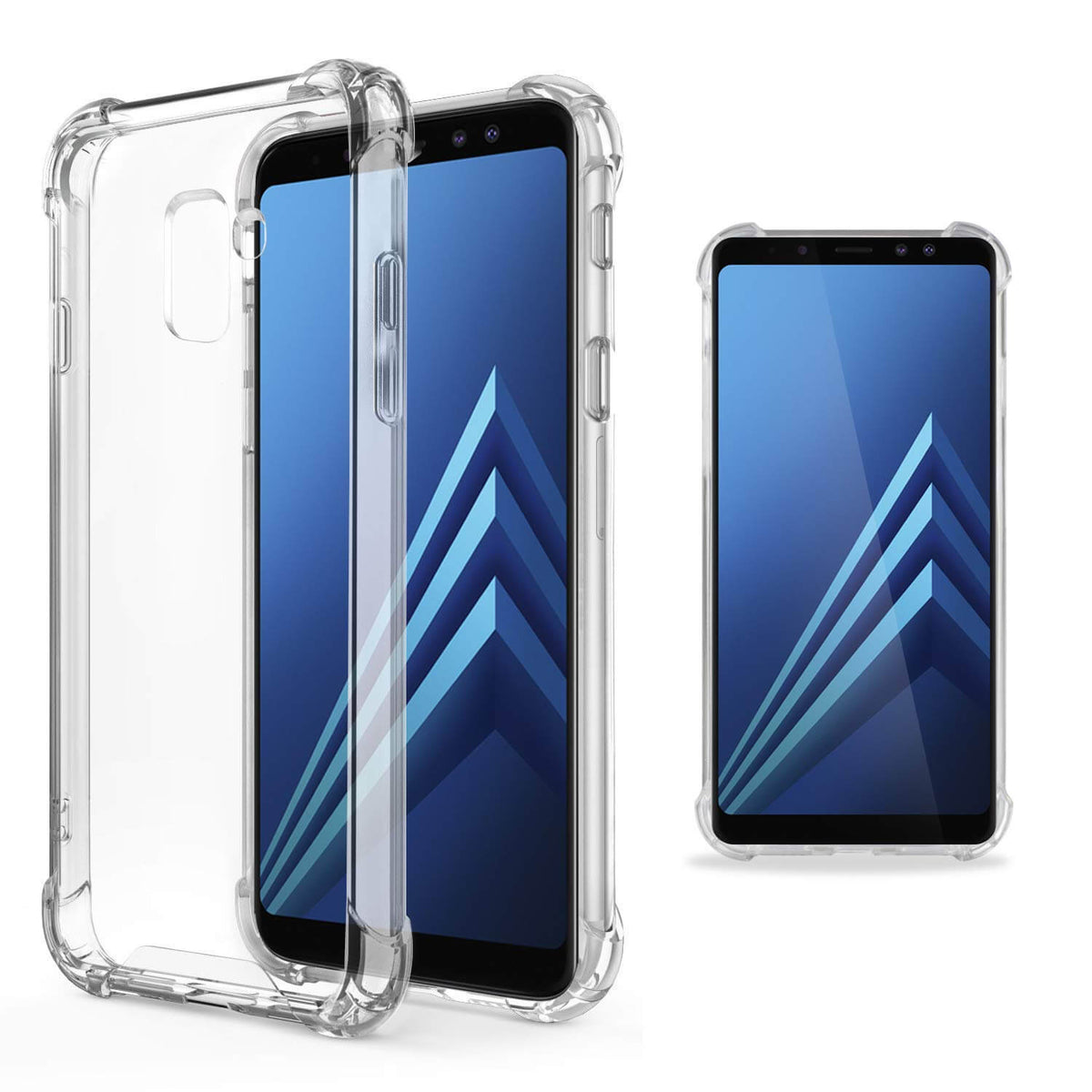 Samsung Galaxy A8 2018 hoesje met stevige hoeken