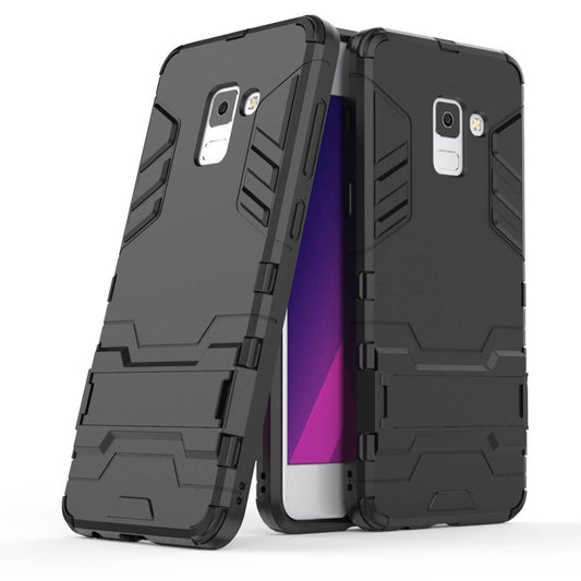 Samsung Galaxy A8 2018 shock proof cover zwart