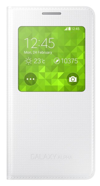 Samsung Galaxy Alpha S-View cover wit EF-CG850BW