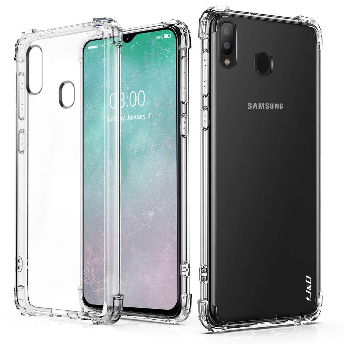 Samsung Galaxy M30 hoesje met stevige hoeken