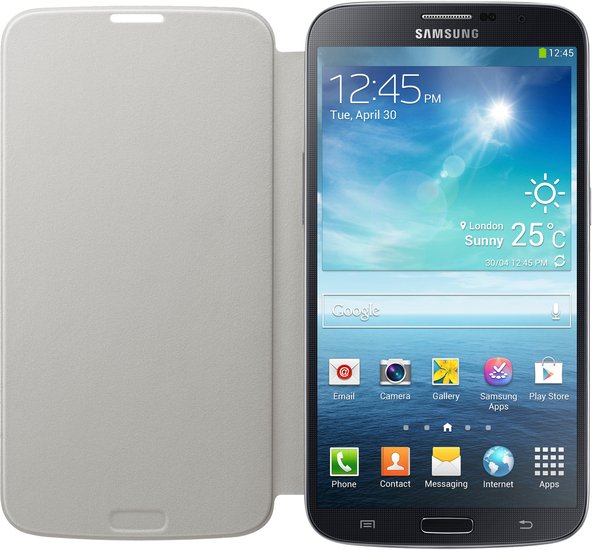 Samsung Galaxy Mega flip cover wit EF-FI920BWEGWW