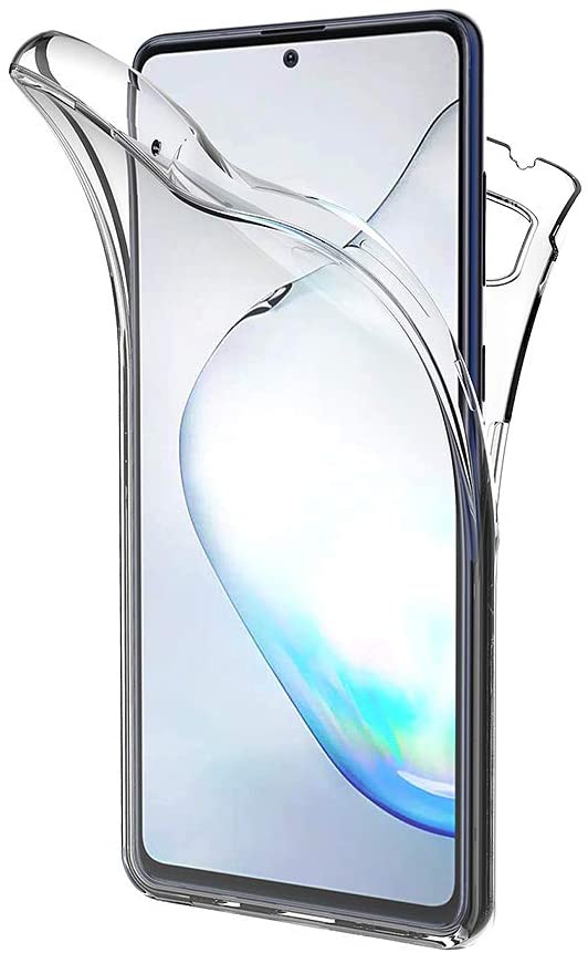 Samsung Galaxy Note 10 Lite TPU hoesje voor + achter