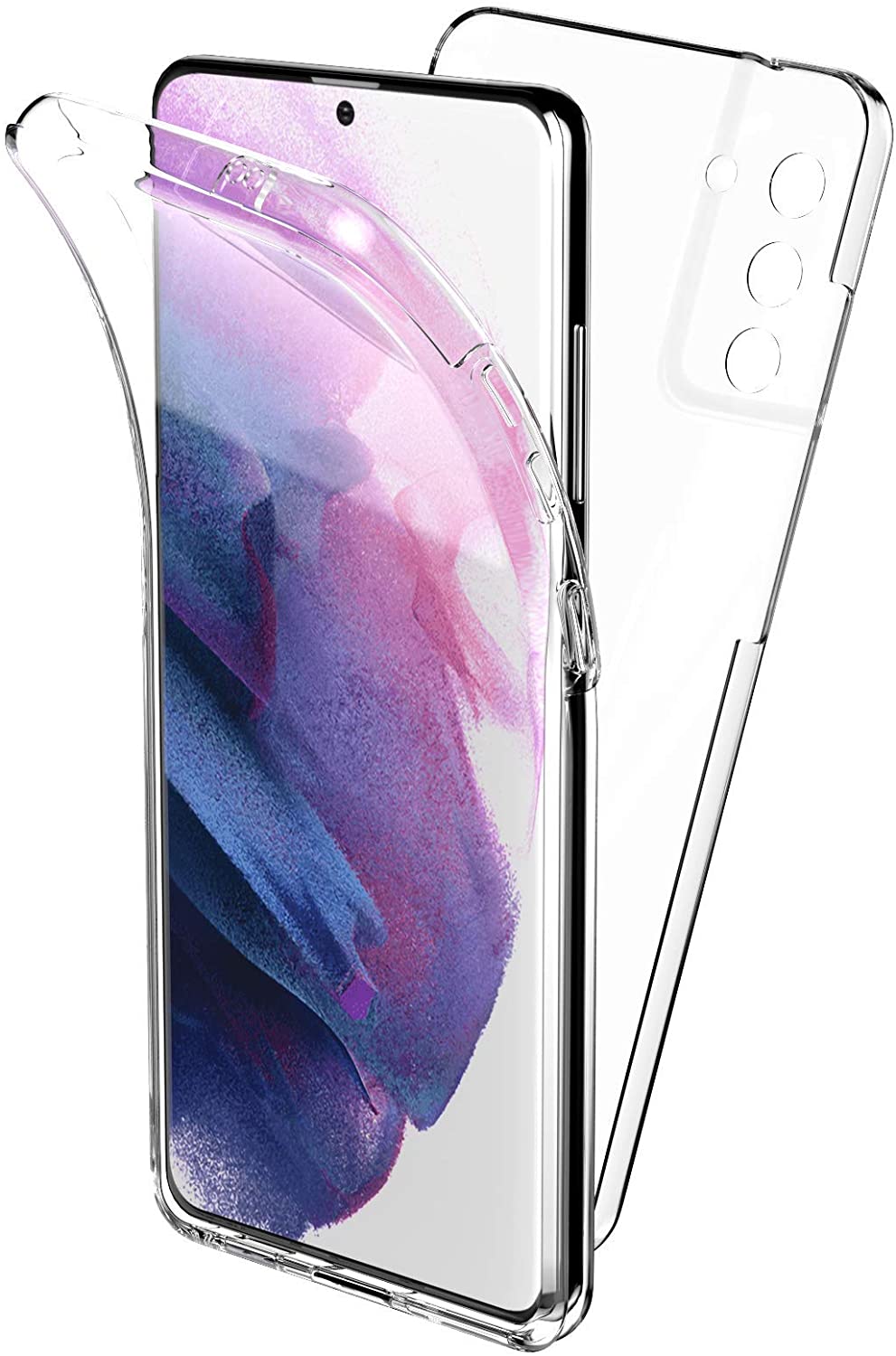 Samsung Galaxy S21 TPU hoesje voor + achter