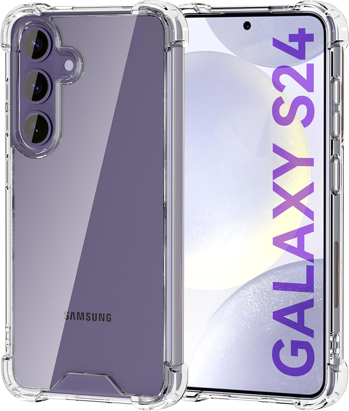 Samsung Galaxy S24 hoesje met stevige hoeken