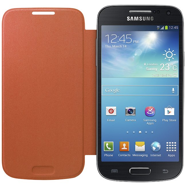 Samsung Galaxy S4 Mini flip cover oranje EF-FI919BOEGWW