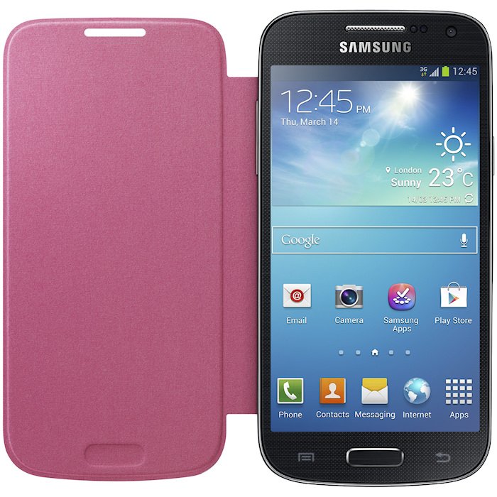 Samsung Galaxy S4 Mini flip cover roze EF-FI919BPEGWW