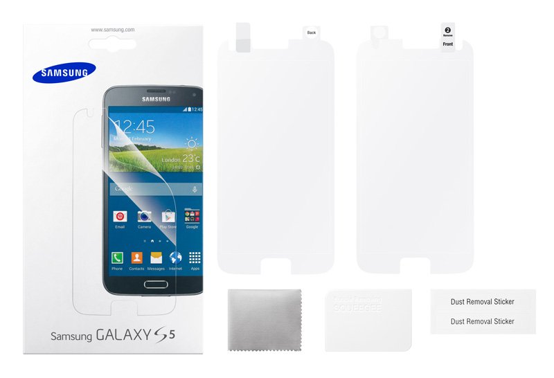 Samsung Galaxy S5 screenprotector set 2st. ET-FG900CT
