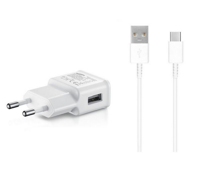 Samsung snellader set USB-C Adaptive Fast Charging 2A wit