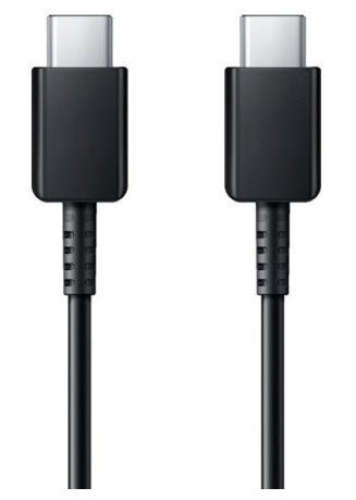 Samsung USB-C naar USB-C kabel zwart - EP-DA705BBE