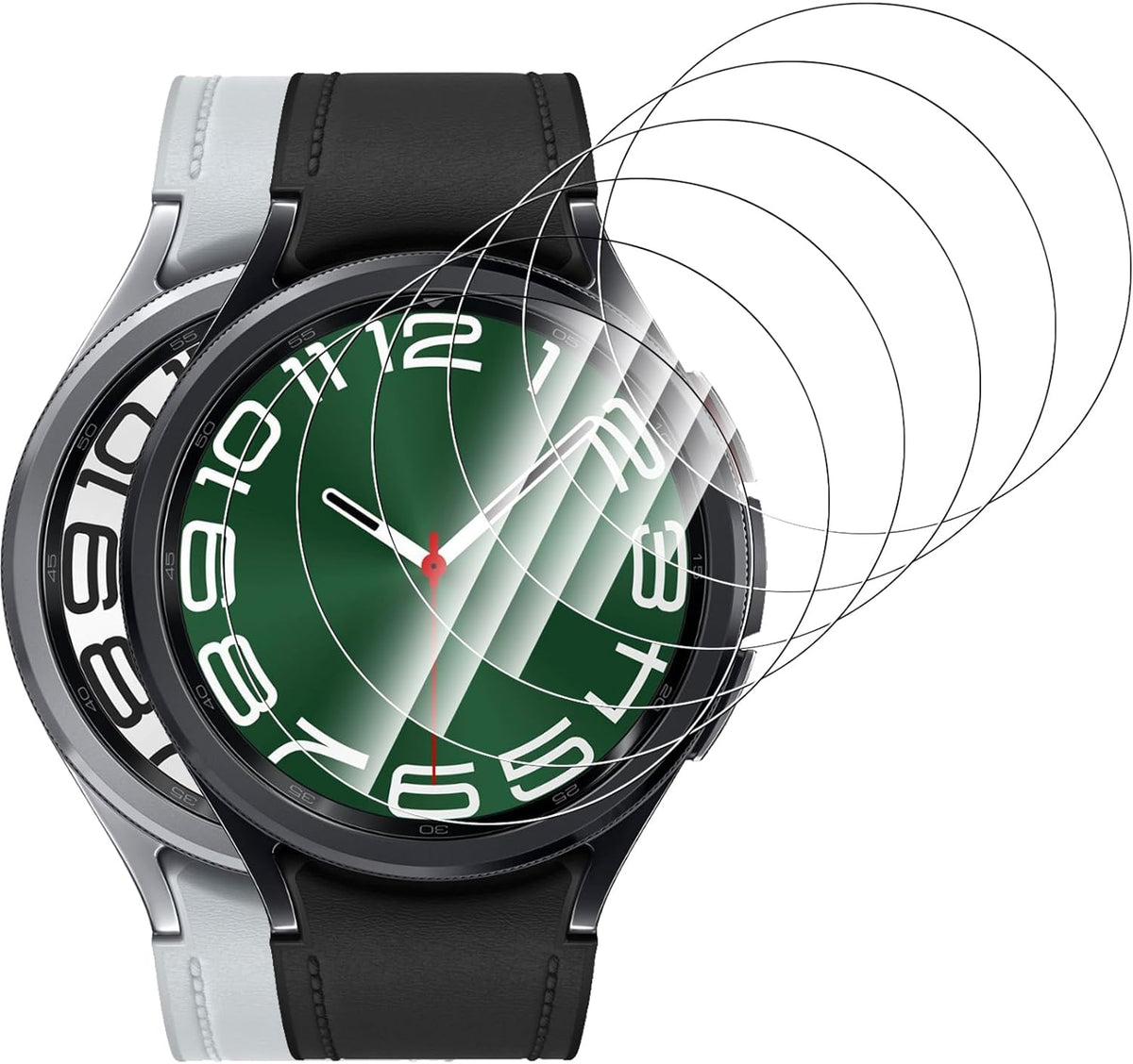 Screenprotector (folie) Samsung Watch6 Classic - (47mm) 6 stuks